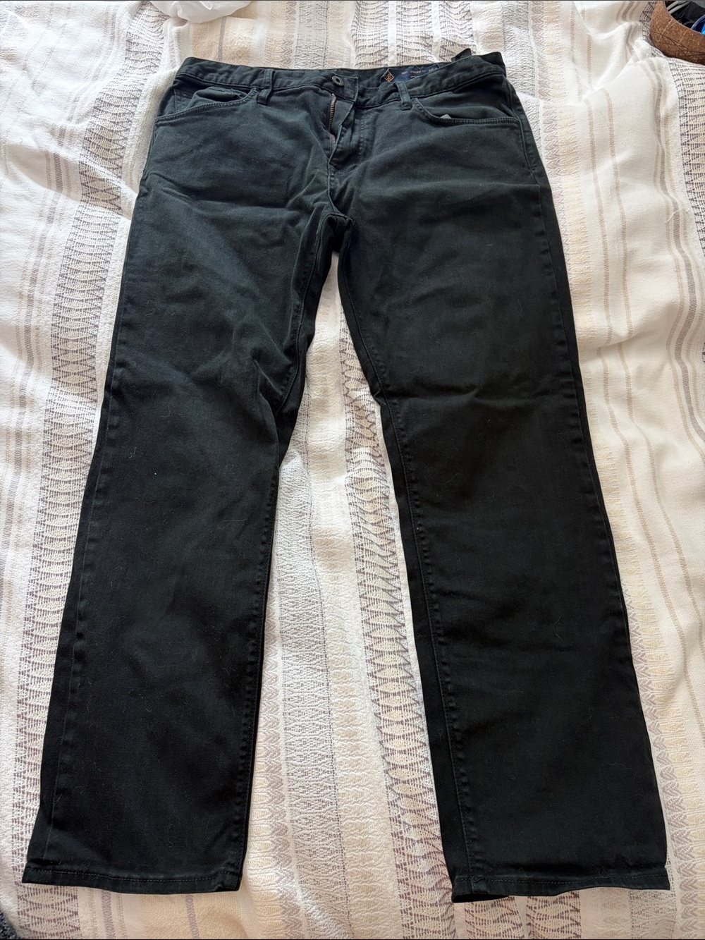 Roark Straight Fit Black Jean 36